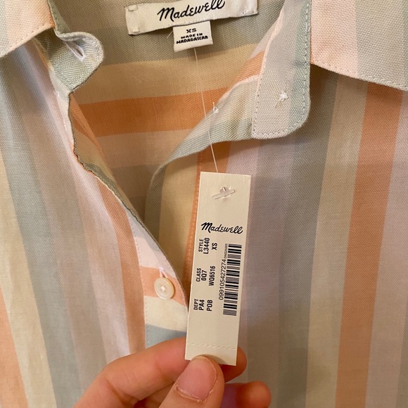 Madewell striped shirt dress - Picture 4 of 4